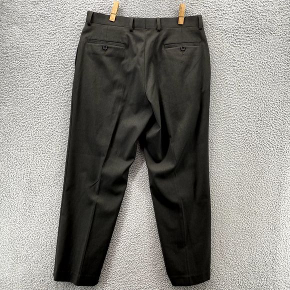 Ralph Lauren Dress Pants Adult 34x30 Grey Classic Blue Label Trouser Preppy Mens - Picture 8 of 13